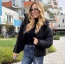 Moon Light kabát fekete – Rövid női steppelt kabát csillogó díszítéssel – Innova Fashion – 2. kép